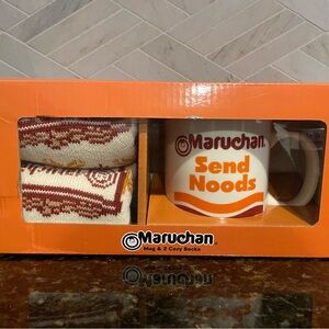 Maruchan Send Noods Mug & Socks Gift Set